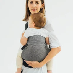 Buckle Carriers*Lenny Lamb LennyHip Carrier - Herringbone Ombre Grey