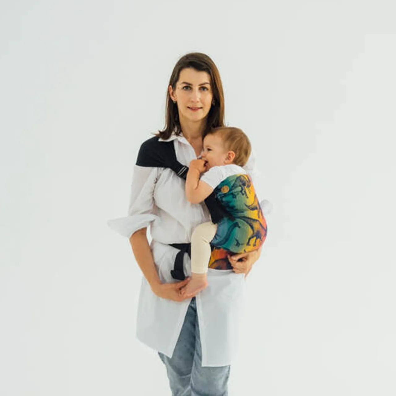 Buckle Carriers*Lenny Lamb LennyHip Carrier - Jacquard