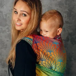 Half Buckle Carriers|Buckle Carriers*Lenny Lamb LennyHybrid Half Buckle - Jacquard - Preschool Size