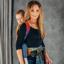 Half Buckle Carriers|Buckle Carriers*Lenny Lamb LennyHybrid Half Buckle - Jacquard - Preschool Size