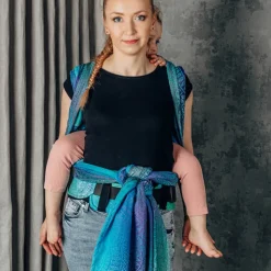 Half Buckle Carriers|Buckle Carriers*Lenny Lamb LennyHybrid Half Buckle - Jacquard - Preschool Size