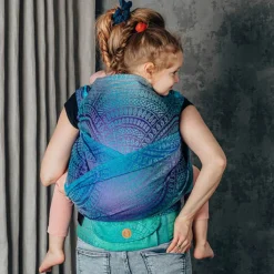 Half Buckle Carriers|Buckle Carriers*Lenny Lamb LennyHybrid Half Buckle - Jacquard - Preschool Size