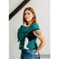 Half Buckle Carriers|Buckle Carriers*Lenny Lamb LennyHybrid Half Buckle - Herringbone Basic