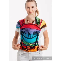 Half Buckle Carriers|Buckle Carriers*Lenny Lamb LennyHybrid Half Buckle - Jacquard