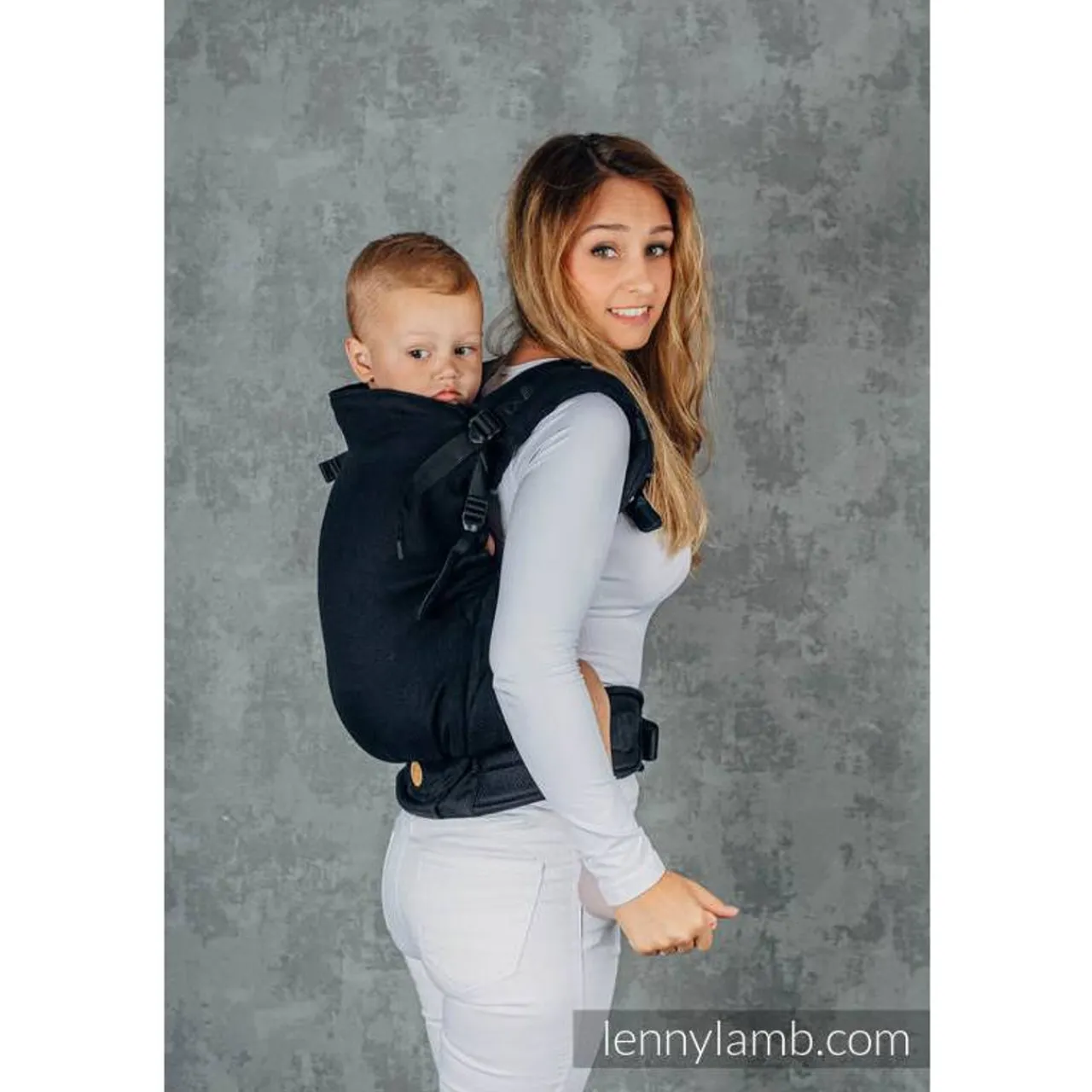 Buckle Carriers*Lenny Lamb LennyPreschool Carrier - Herringbone