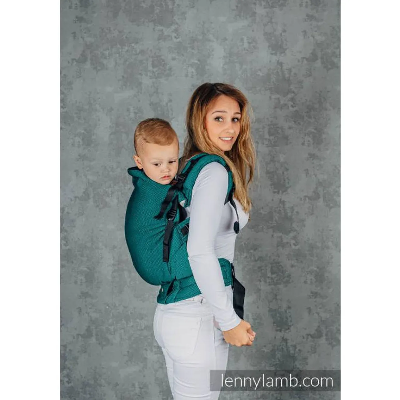 Buckle Carriers*Lenny Lamb LennyPreschool Carrier - Herringbone