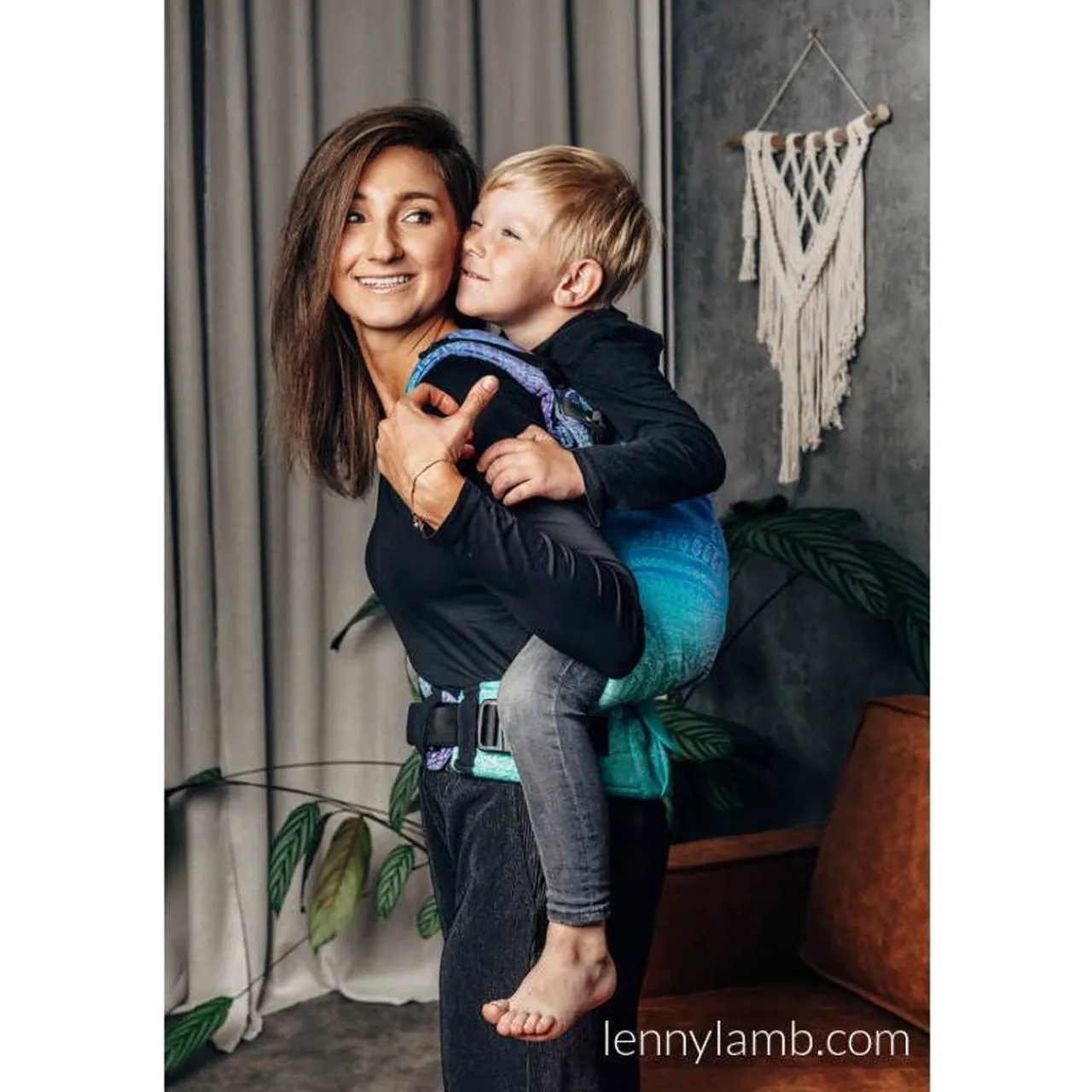 Buckle Carriers*Lenny Lamb LennyPreschool Carrier - Jacquard