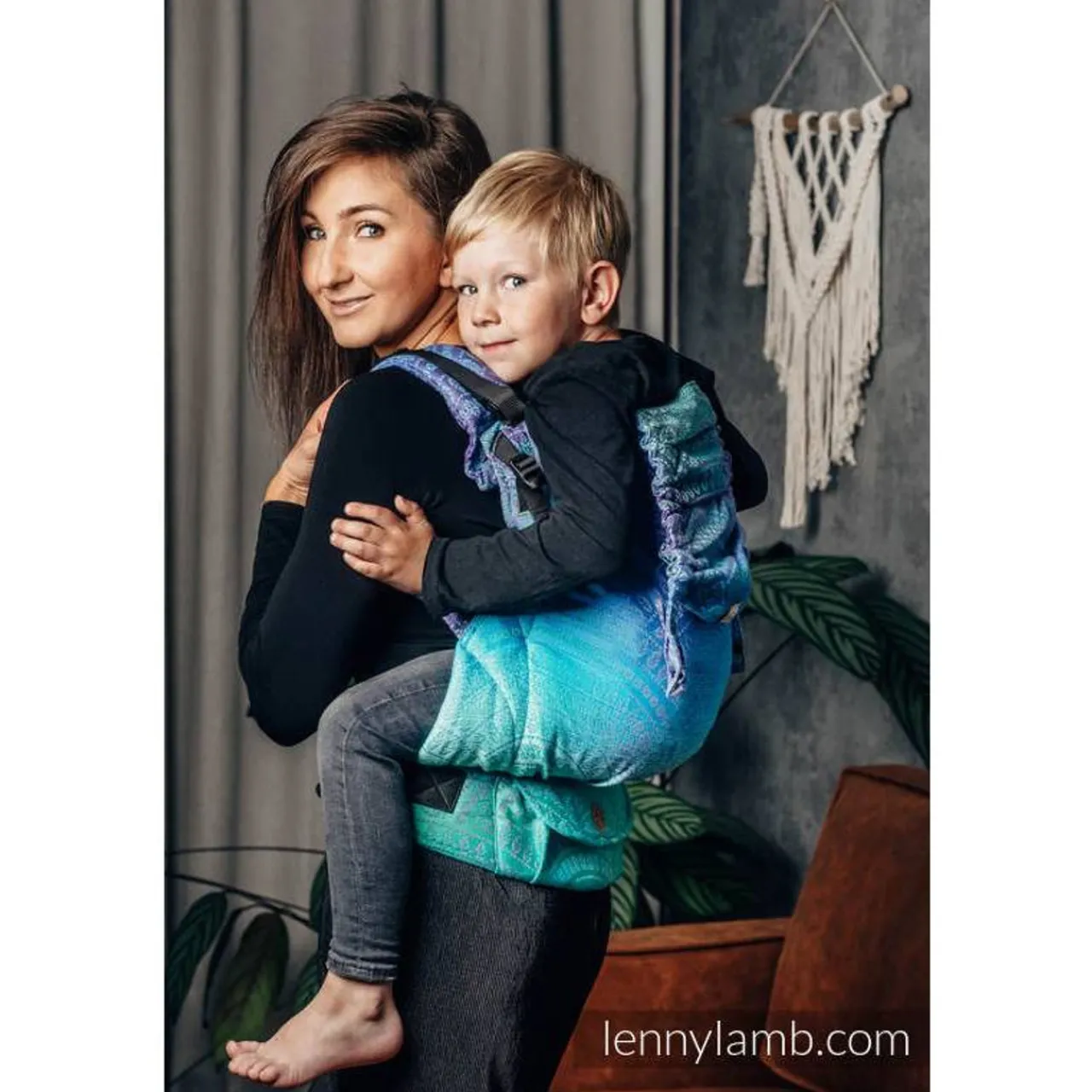 Buckle Carriers*Lenny Lamb LennyPreschool Carrier - Jacquard