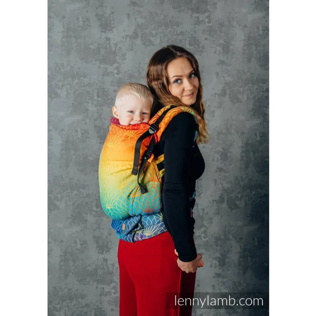 Buckle Carriers*Lenny Lamb LennyPreschool Carrier - Jacquard