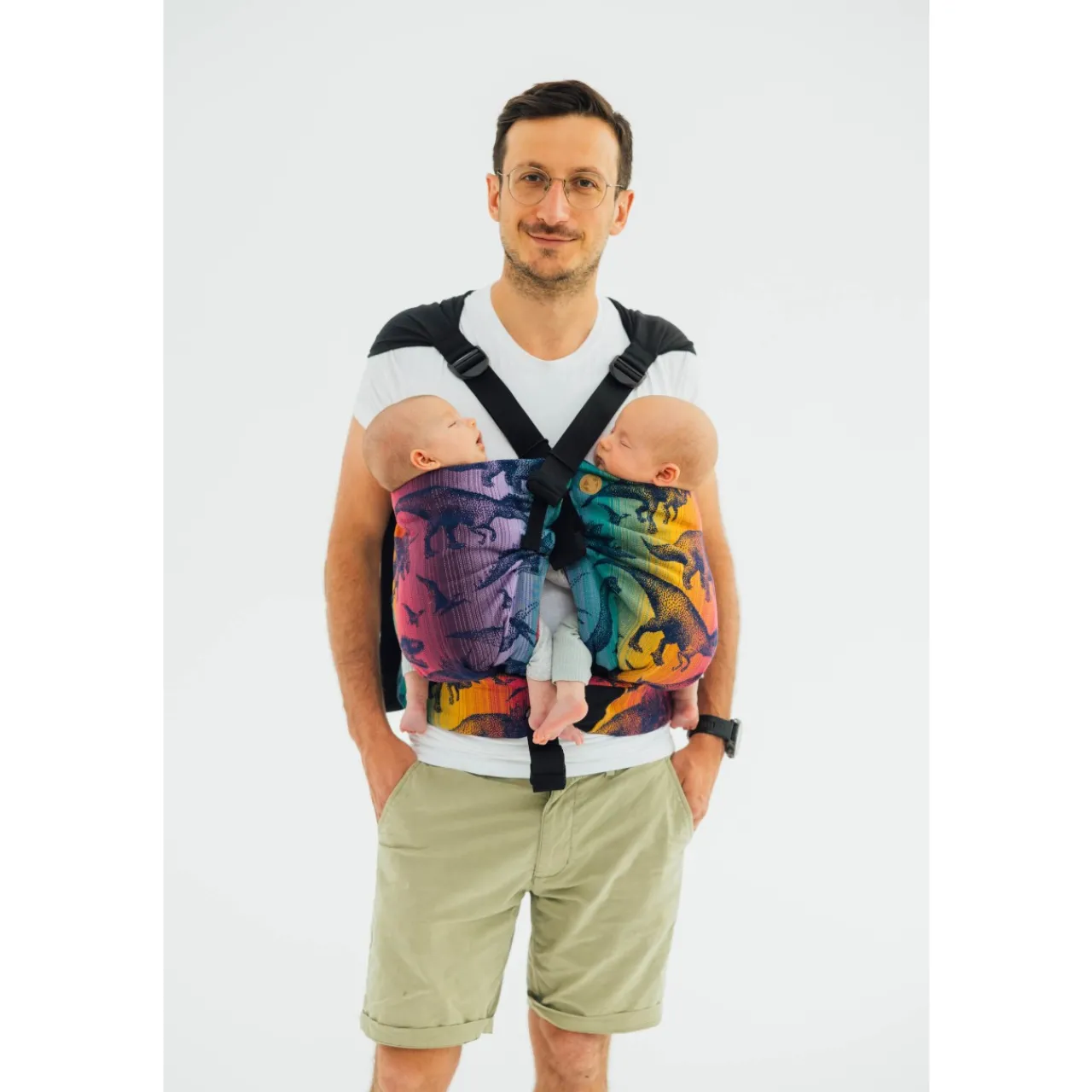 Twin Carriers|Buckle Carriers*Lenny Lamb LennyTwin Carrier - Jacquard