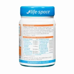 First Aid & Family Health|Cold & Flu*Life-Space - Probiotic Powder for Children 60g