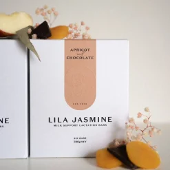 Lactation Support*Lila Jasmine Apricot + Dark Chocolate Milk Support Lactation Bars