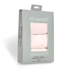 Towels & Facecloths*Little Bamboo - Towelling Washers 3 Pack