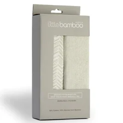 Bassinet & Co-Sleeper Bedding*Little Bamboo Jersey Fitted Bassinet Sheet 2 Pack