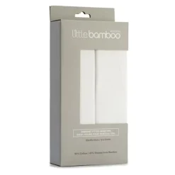 Bassinet & Co-Sleeper Bedding*Little Bamboo Jersey Fitted Bassinet Sheet 2 Pack