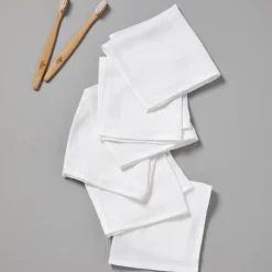 Towels & Facecloths*Little Bamboo Muslin Washers 6 Pack