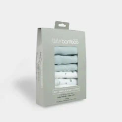Towels & Facecloths*Little Bamboo Muslin Washers 6 Pack