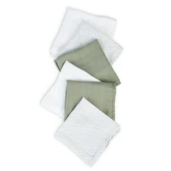 Towels & Facecloths*Little Bamboo Muslin Washers 6 Pack