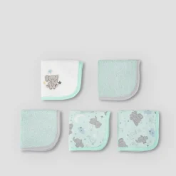 Towels & Facecloths*The Little Linen Company Little Linen Towelling Washers 5 Pack