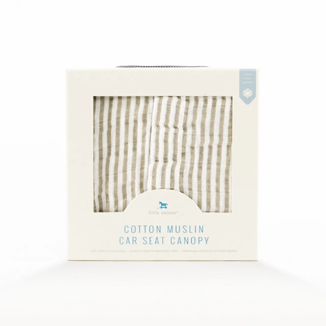 Blackout & Travel Shade*Little Unicorn - Muslin Baby Capsule Cover