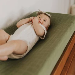 Change Mats & Baskets|Change Tables, Mats & Baskets*Little Unicorn - Muslin Changing Pad Cover / Bassinet Sheet