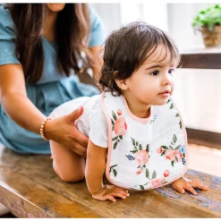 Starting Solids|Bibs & Burp Cloths*Little Unicorn - Muslin Classic Bib 3 pack