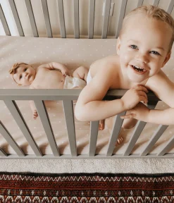 Cot Sheets*Little Unicorn - Muslin Fitted Cot Sheet - 132 x 71cm