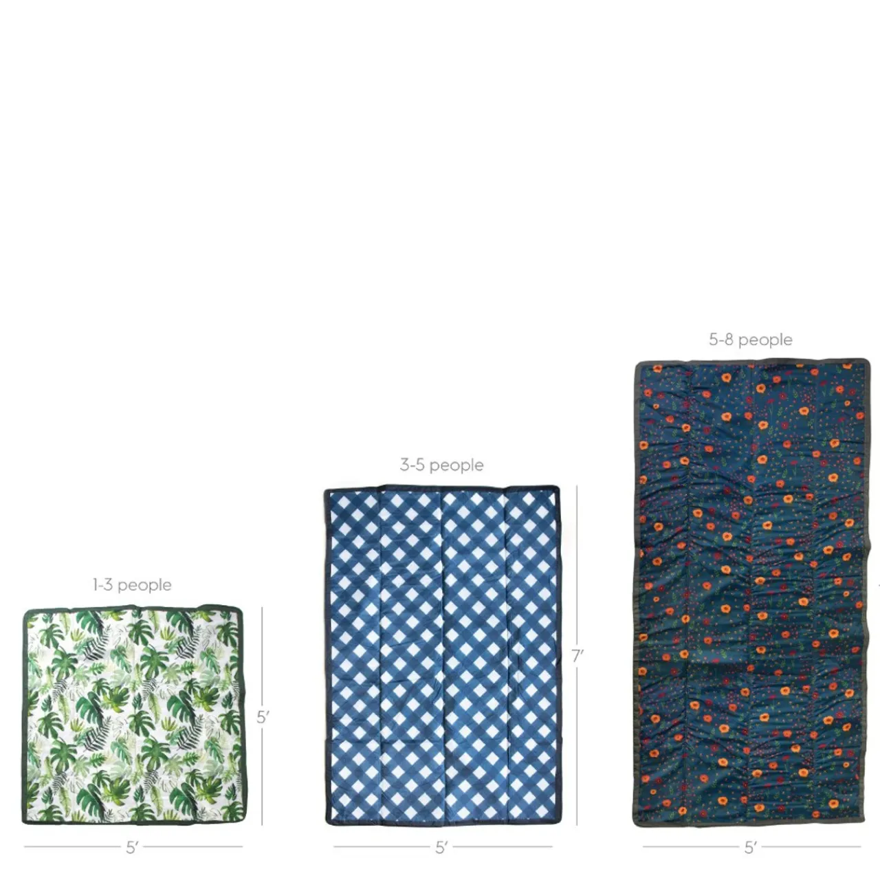 Gifts For Mum|Family Outdoor Essentials*Little Unicorn - Outdoor Picnic Blanket - 5 x 7 (ft)