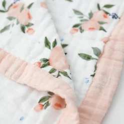 Comforters & Quilts*Little Unicorn Muslin Quilted Throw Blanket