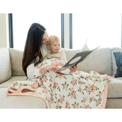 Comforters & Quilts*Little Unicorn Muslin Quilted Throw Blanket