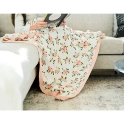 Comforters & Quilts*Little Unicorn Muslin Quilted Throw Blanket