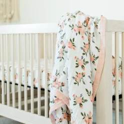 Comforters & Quilts*Little Unicorn Muslin Quilted Throw Blanket