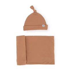 Accessories|Stretch Swaddles/Wraps*Little Unicorn Stretch Knit Hat & Swaddle Set Terracotta