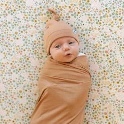 Accessories|Stretch Swaddles/Wraps*Little Unicorn Stretch Knit Hat & Swaddle Set Terracotta