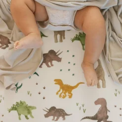 Cot Sheets*Little Unicorn Stretch Knit Fitted Cot Sheet