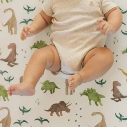 Cot Sheets*Little Unicorn Stretch Knit Fitted Cot Sheet