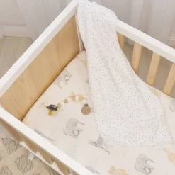 Cot Sheets|Bassinet & Co-Sleeper Bedding*Living Textiles Jersey Fitted Sheet 2pk