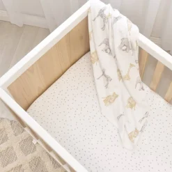 Cot Sheets|Bassinet & Co-Sleeper Bedding*Living Textiles Jersey Fitted Sheet 2pk