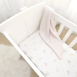 Cot Sheets|Bassinet & Co-Sleeper Bedding*Living Textiles Jersey Fitted Sheet 2pk - Discontinued