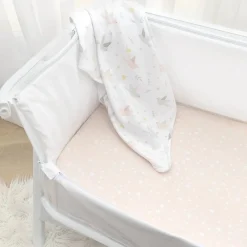 Cot Sheets|Bassinet & Co-Sleeper Bedding*Living Textiles Jersey Fitted Sheet 2pk - Discontinued