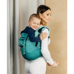 Onbuhimo*Lenny Lamb LL Preschool Onbuhimo - Herringbone Ombre Green