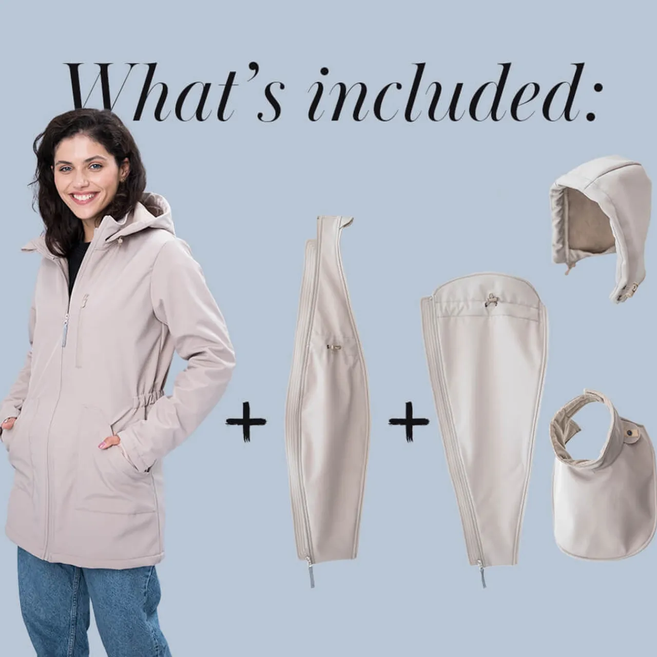 Maternity Bras & Underwear|Babywearing Jackets & Coats*Love & Carry 4 in 1 Softshell Maternity Babywearing Jacket