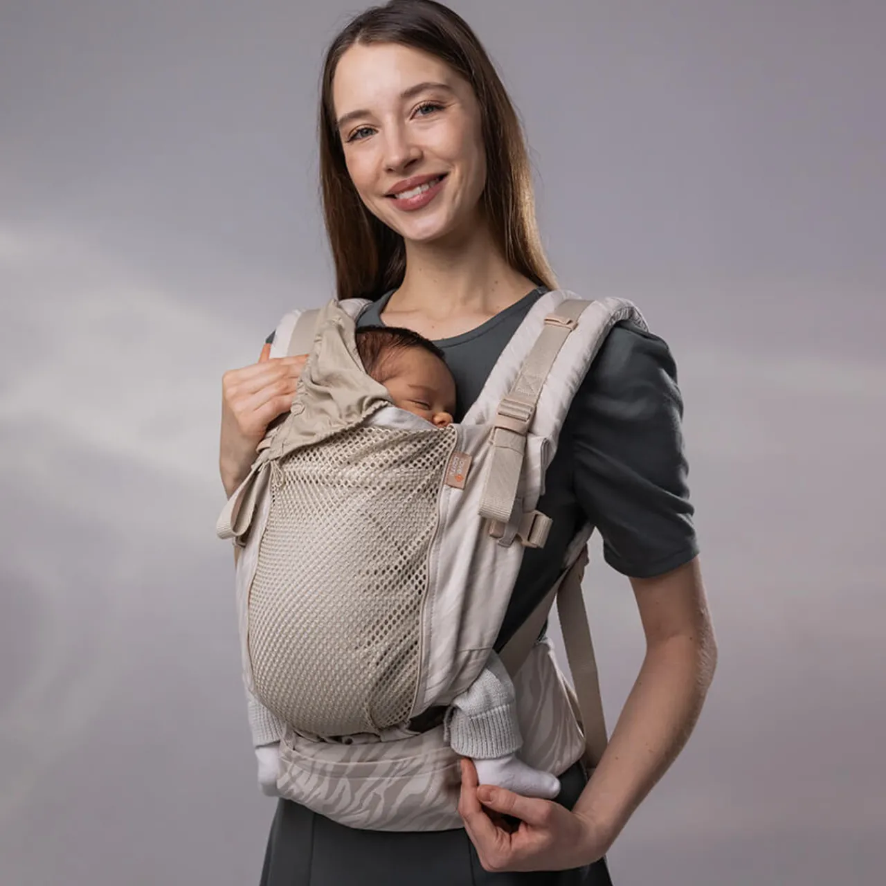 Buckle Carriers*Love & Carry Cotton + Bamboo ONE Baby Carrier Desert