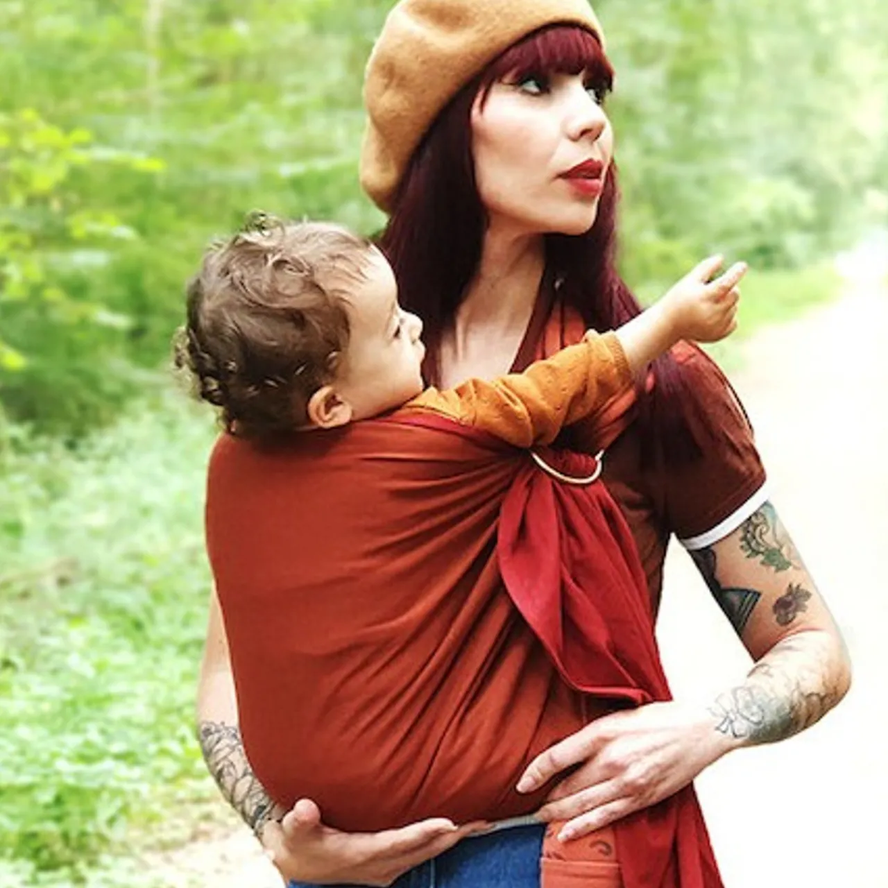 Ring Slings*Love Radius Little Wrap without a Knot Ring Sling