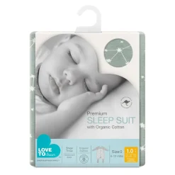 Sleeping Suits*Love to Dream 1.0 Tog Long Sleeve Sleep Suit Stellar Olive
