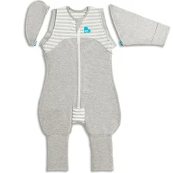 Fitted Swaddles*Love to Dream 1.0 tog Swaddle Up Transition Suit Grey