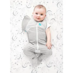 Fitted Swaddles*Love to Dream 1.0 tog Swaddle Up Transition Suit Grey