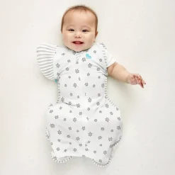 Fitted Swaddles*Love to Dream Swaddle Up Transition 50:50 - Bamboo Viscose Lite 0.2 tog Super Star