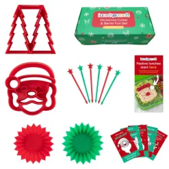 Lunchbox Accessories*Lunch Punch Cutter & Bento Set - Christmas