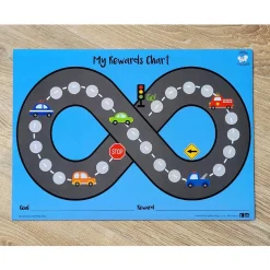 Books & Resources*Lulubug Learning Magnetic Rewards Chart with Marker Pen